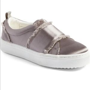 Sam Edelman Levine Fringe Slip-On Platform Sneaker